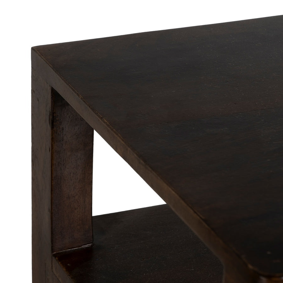 ARMARIO MARRÓN MADERA DE MANGO SALÓN 94 X 40 X 120 CM