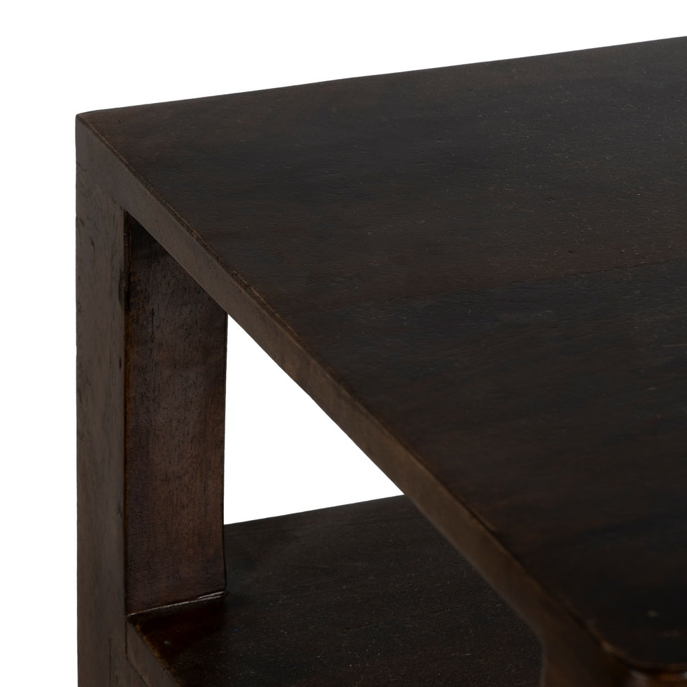 ARMARIO MARRÓN MADERA DE MANGO SALÓN 94 X 40 X 120 CM