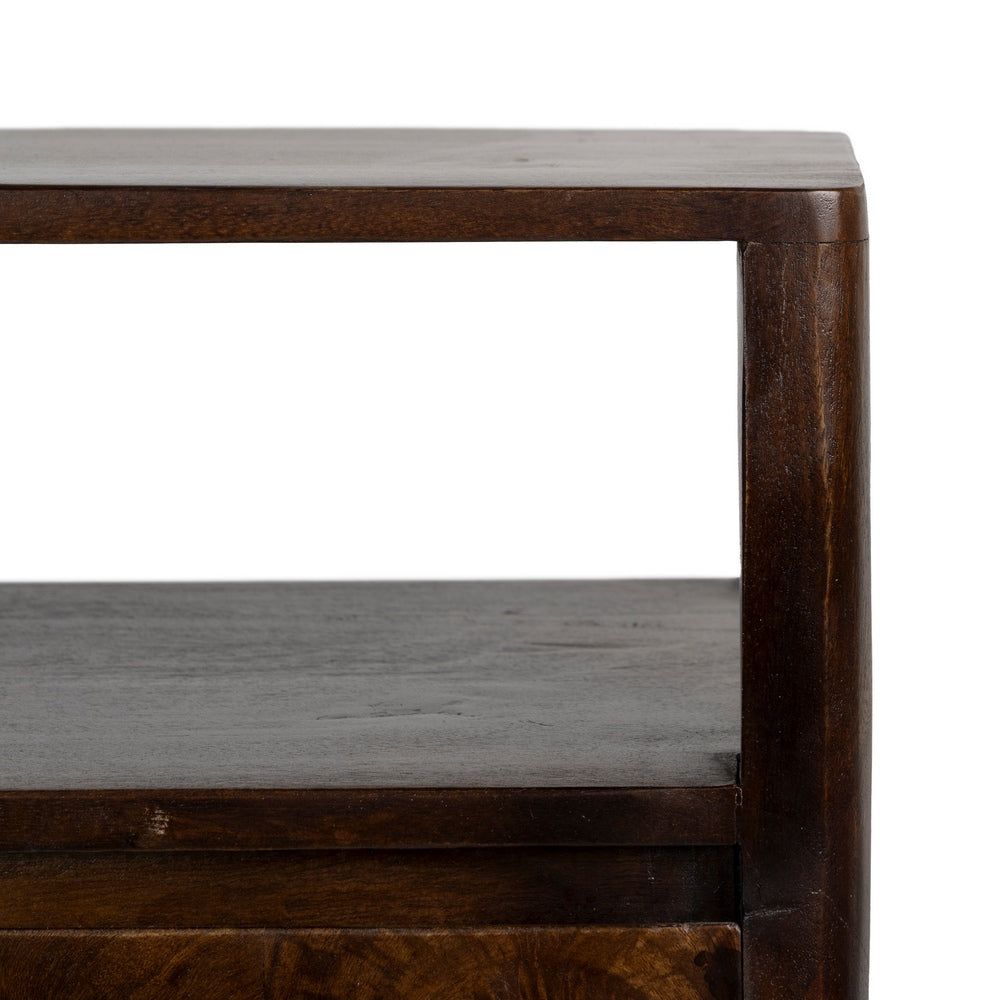 ARMARIO MARRÓN MADERA DE MANGO SALÓN 94 X 40 X 120 CM