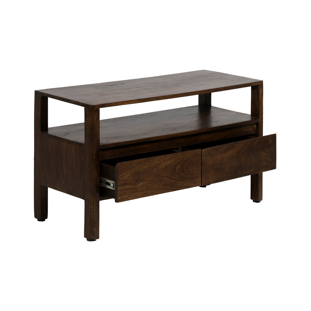BROWN MANGO WOOD SIDEBOARD 97 X 40 X 55 CM