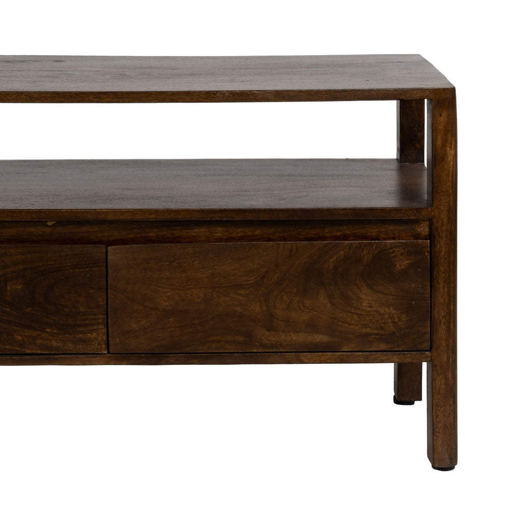 BROWN MANGO WOOD SIDEBOARD 97 X 40 X 55 CM