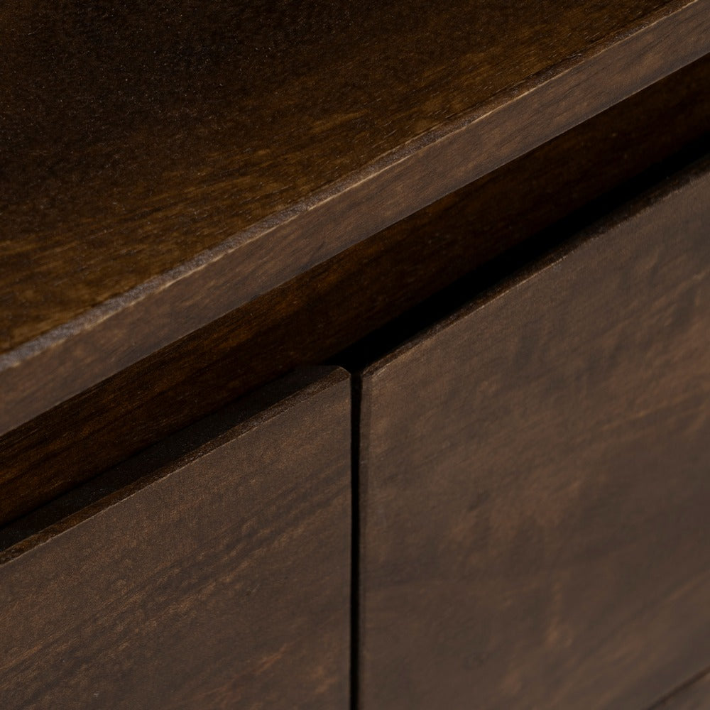 BROWN MANGO WOOD SIDEBOARD 97 X 40 X 55 CM