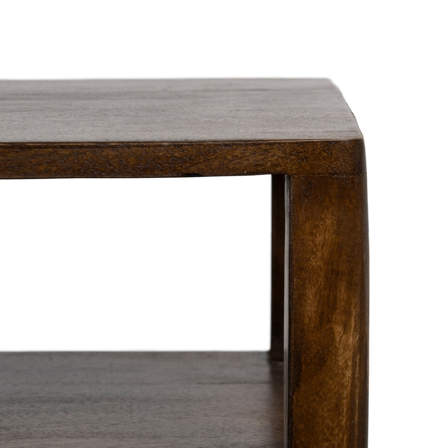 MUEBLE AUXILIAR MARRÓN MADERA DE MANGO 97 X 40 X 55 CM