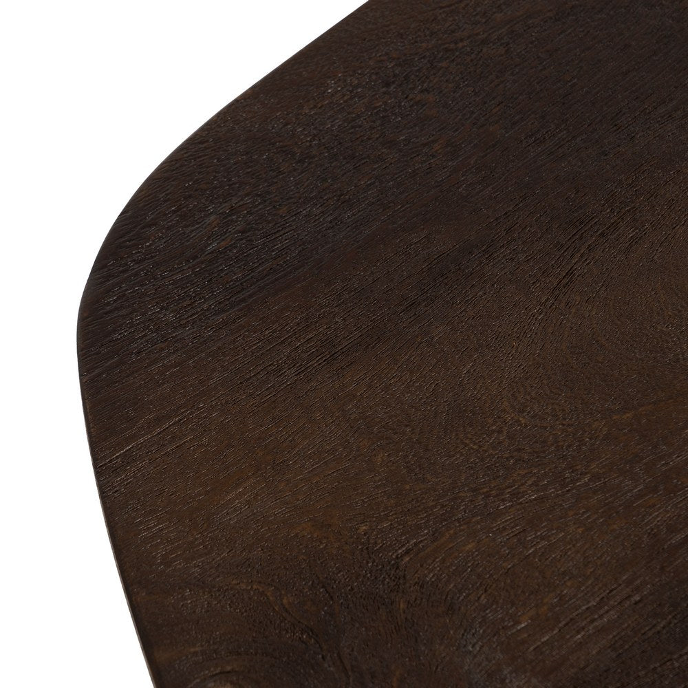 MESA COMEDOR MARRÓN MADERA DE MANGO 200 X 100 X 76 CM