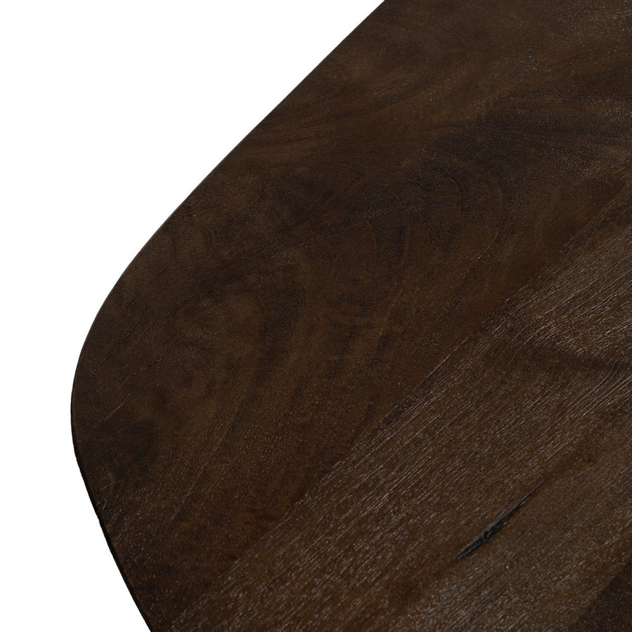 MESA COMEDOR MARRÓN MADERA DE MANGO 260 X 100 X 76 CM
