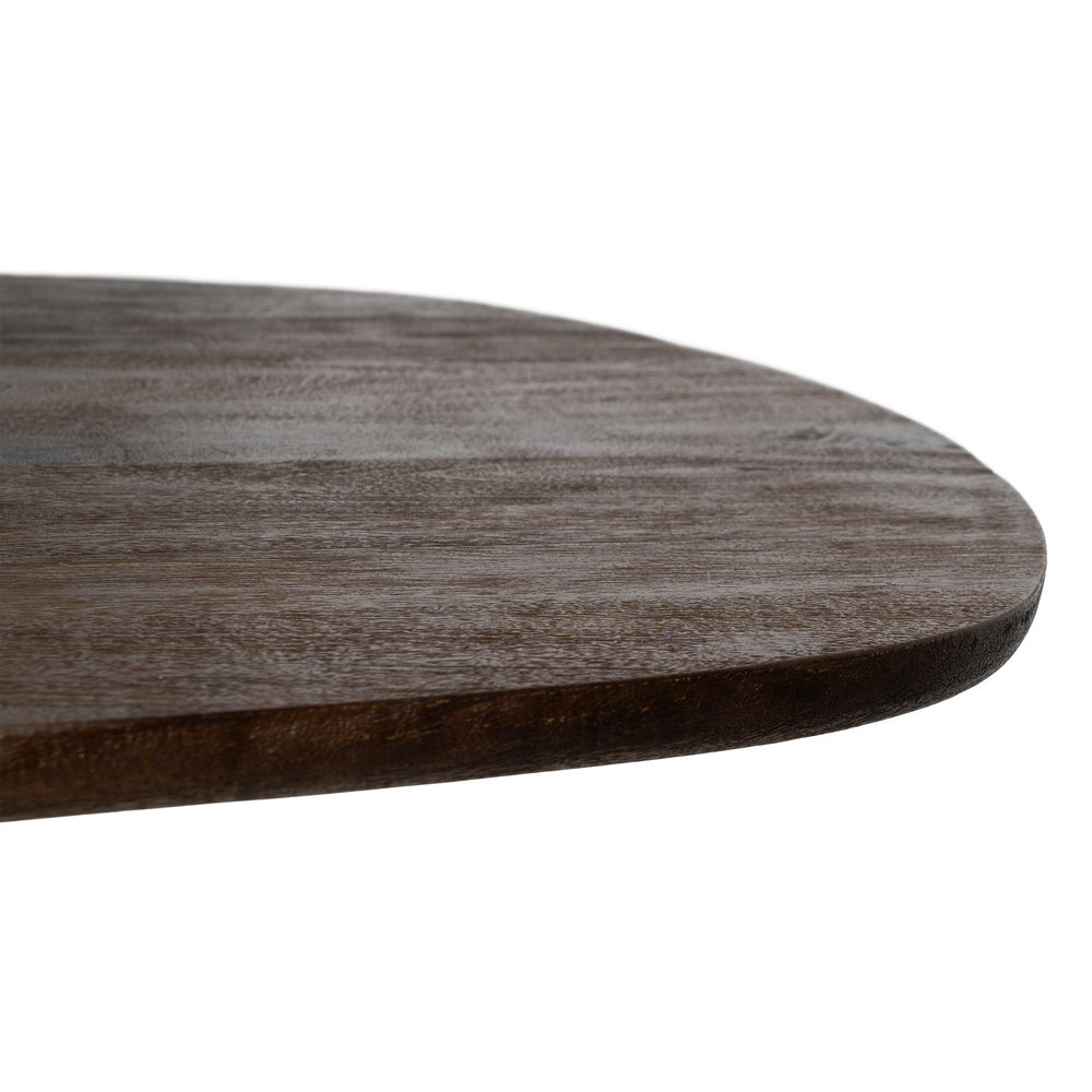 BROWN MANGO WOOD DINING TABLE 260 X 100 X 76 CM