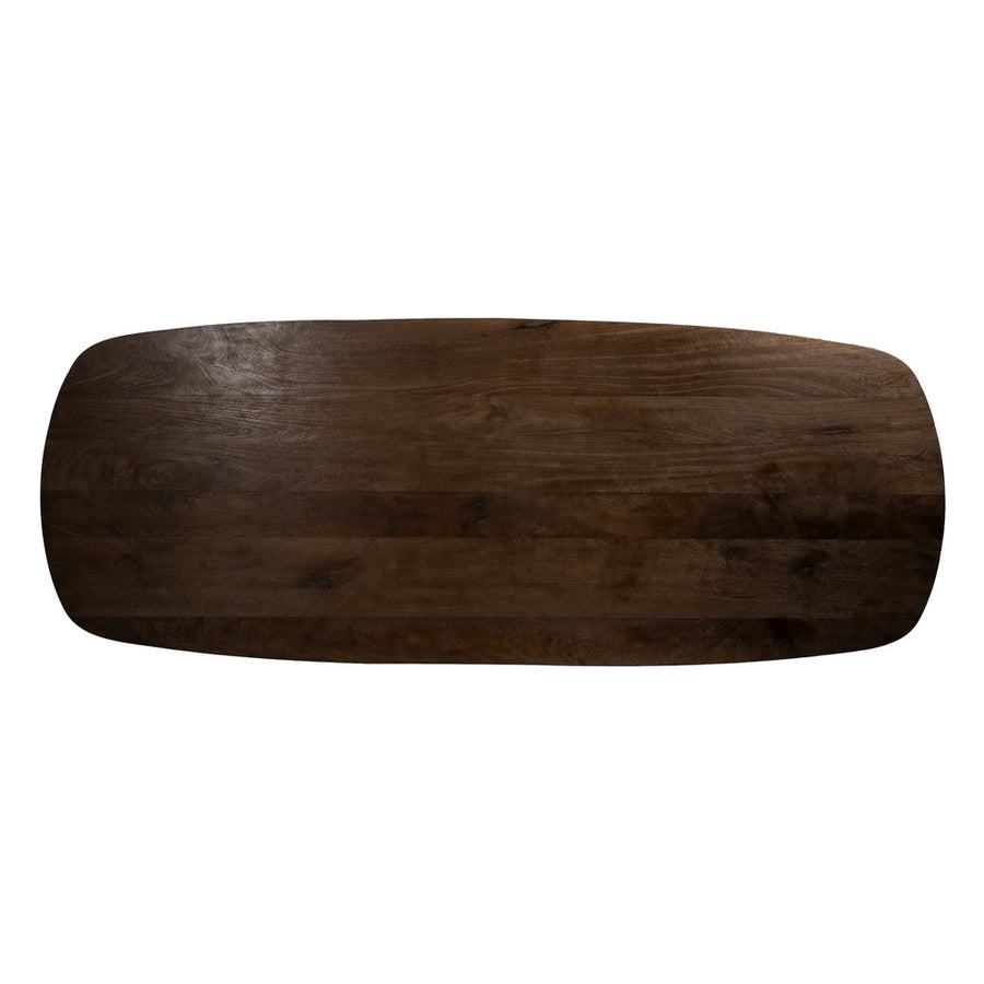 MESA COMEDOR MARRÓN MADERA DE MANGO 260 X 100 X 76 CM