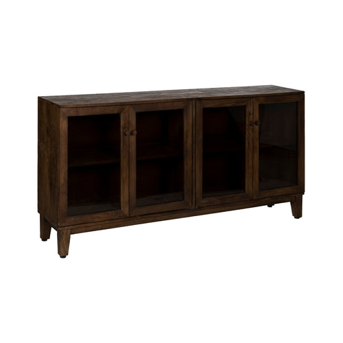 APARADOR MARR�N MADERA DE MANGO SAL�N 180 X 35 X 87 CM