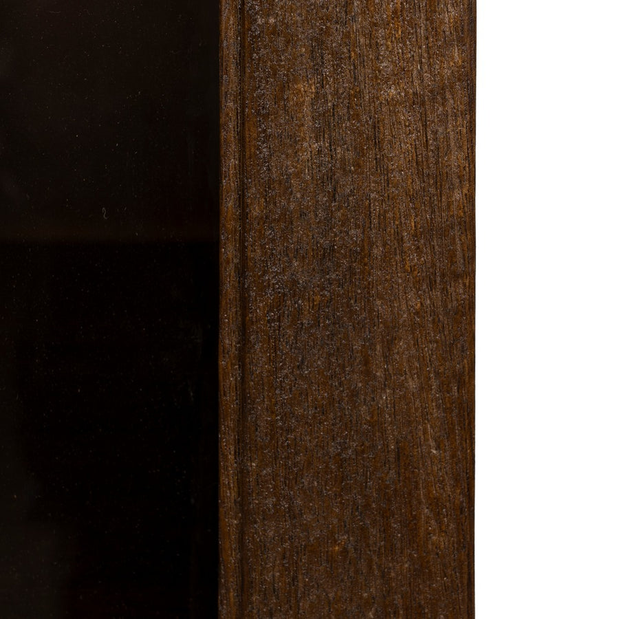 VITRINA MARRÓN MADERA DE MANGO SALÓN 40 X 40 X 180 CM