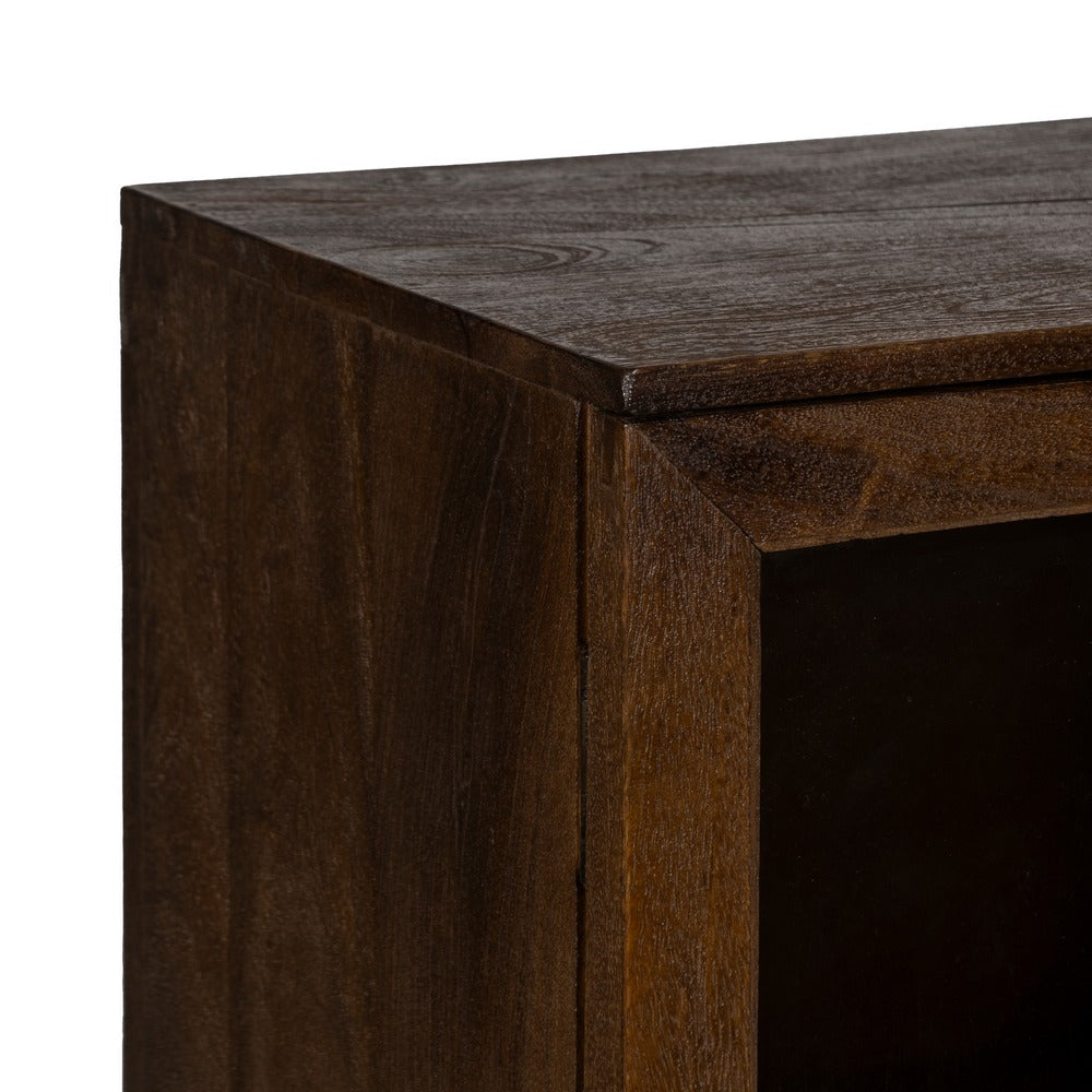 BROWN MANGO WOOD LIVING ROOM CABINET 80 X 40 X 100 CM