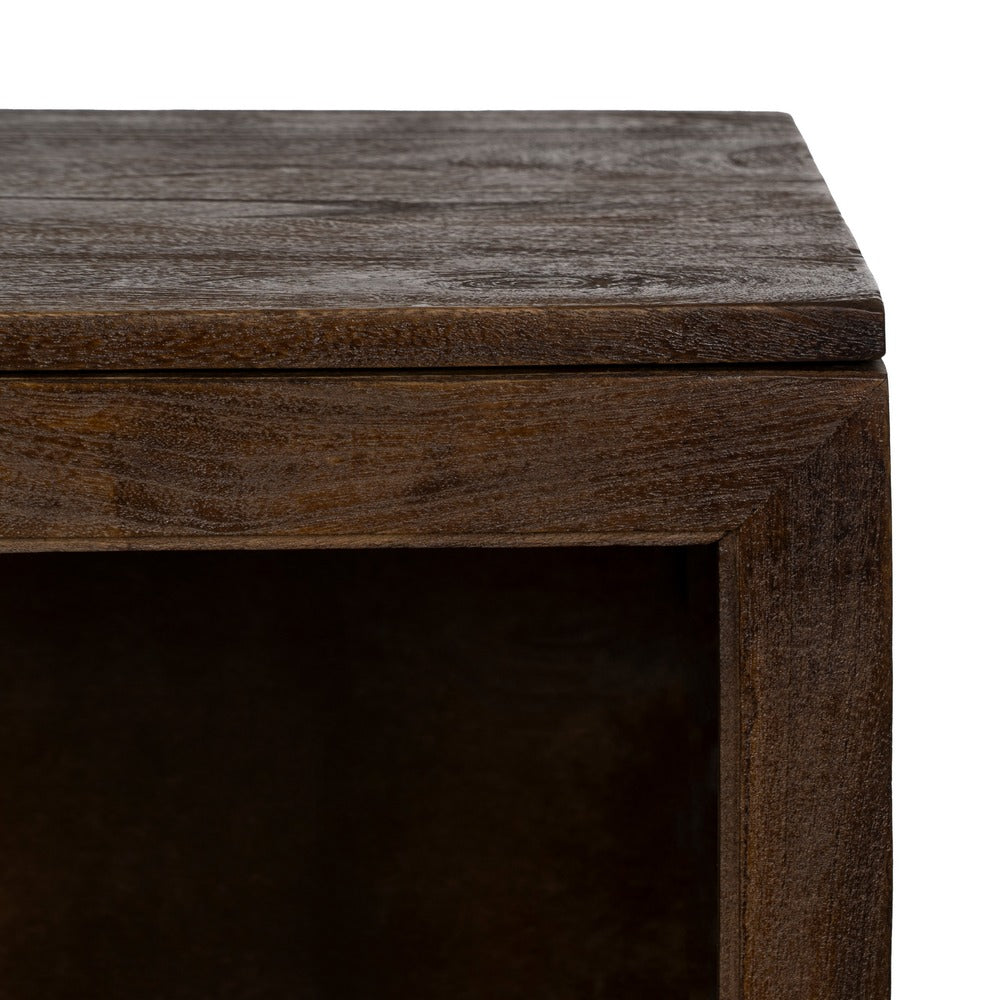 BROWN MANGO WOOD LIVING ROOM CABINET 80 X 40 X 100 CM