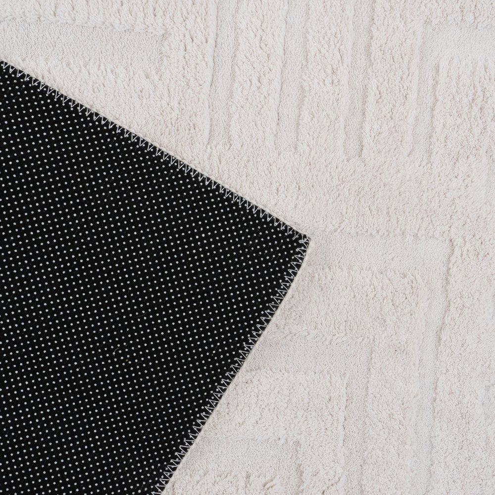 RAW GEOMETRIC POLYESTER RUG 80 X 1.70 X 150 CM