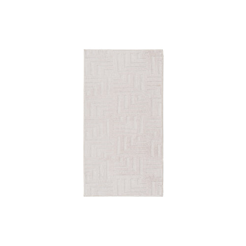 ALFOMBRA GEOM�TRICO CRUDO POLIESTER 80 X 1,70 X 150 CM