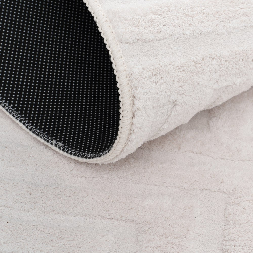 GEOMETRIC RAW POLYESTER RUG 160 X 1.70 X 230 CM
