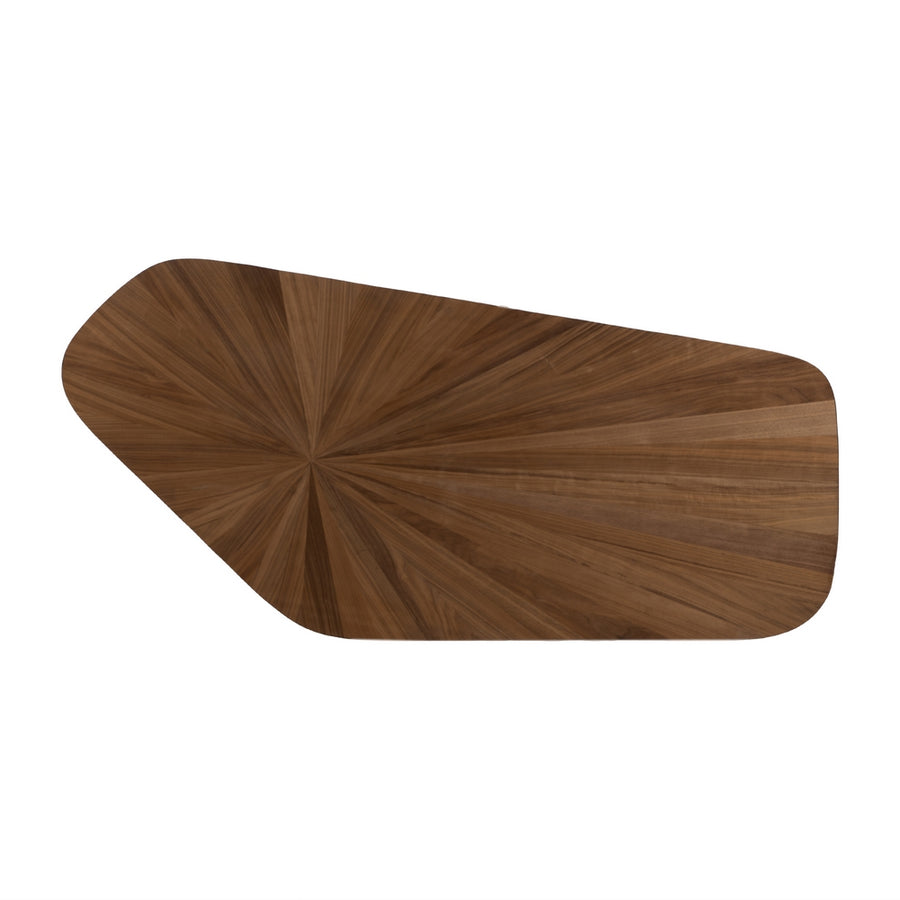 MESA COMEDOR NATURAL-NEGRO DM-METAL 178 X 80 X 77 CM