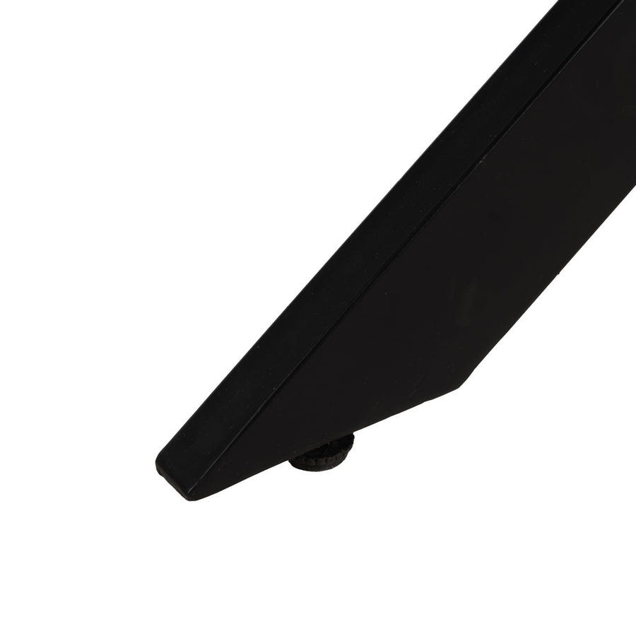 MESA COMEDOR NATURAL-NEGRO DM-METAL 178 X 80 X 77 CM