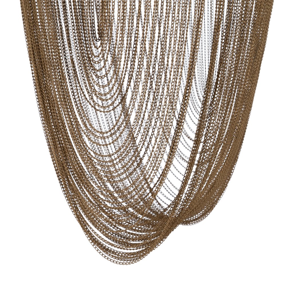 LÁMPARA TECHO ORO METAL 60 X 60 X 80 CM