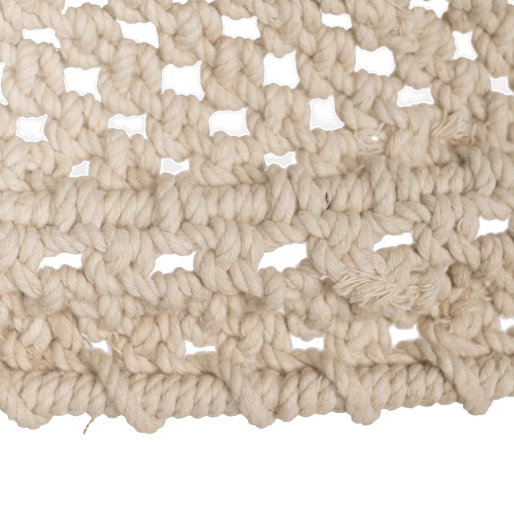 WHITE COTTON CEILING LIGHT 50 X 50 X 30 CM
