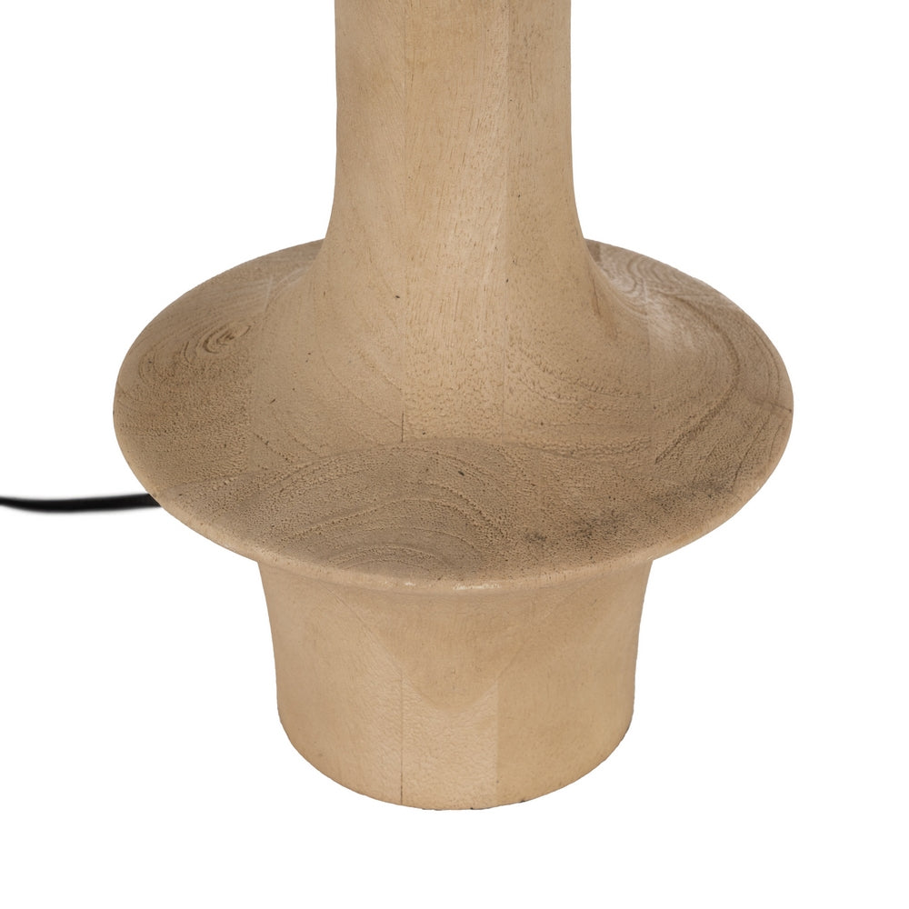 TABLE LAMP BASE NATURAL 18 X 18 X 40 CM