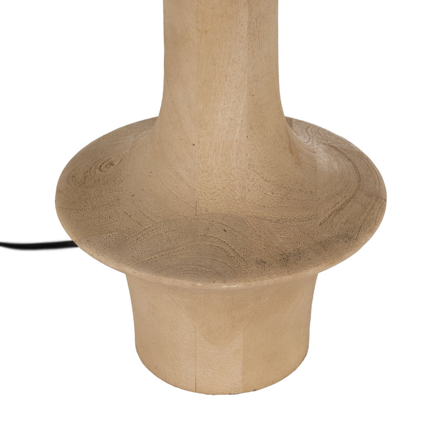 TABLE LAMP BASE NATURAL 18 X 18 X 40 CM