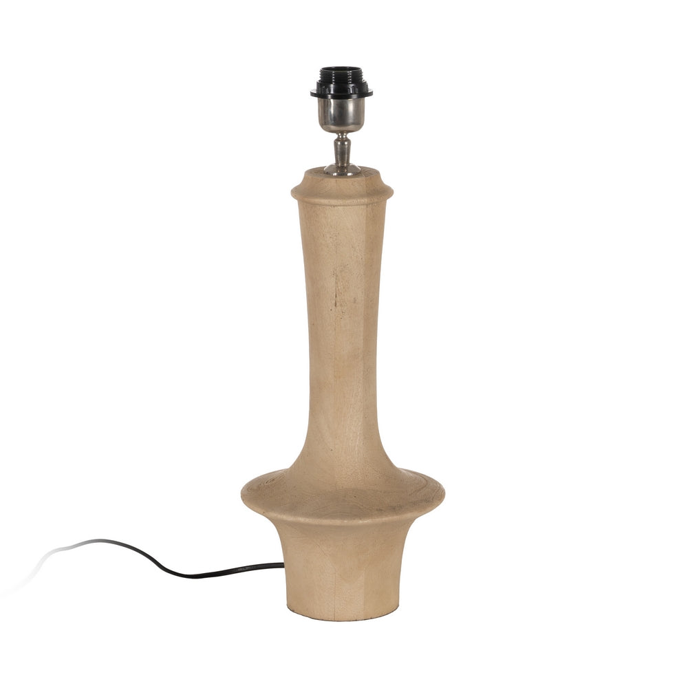 BASE L�MPARA MESA NATURAL 18 X 18 X 40 CM