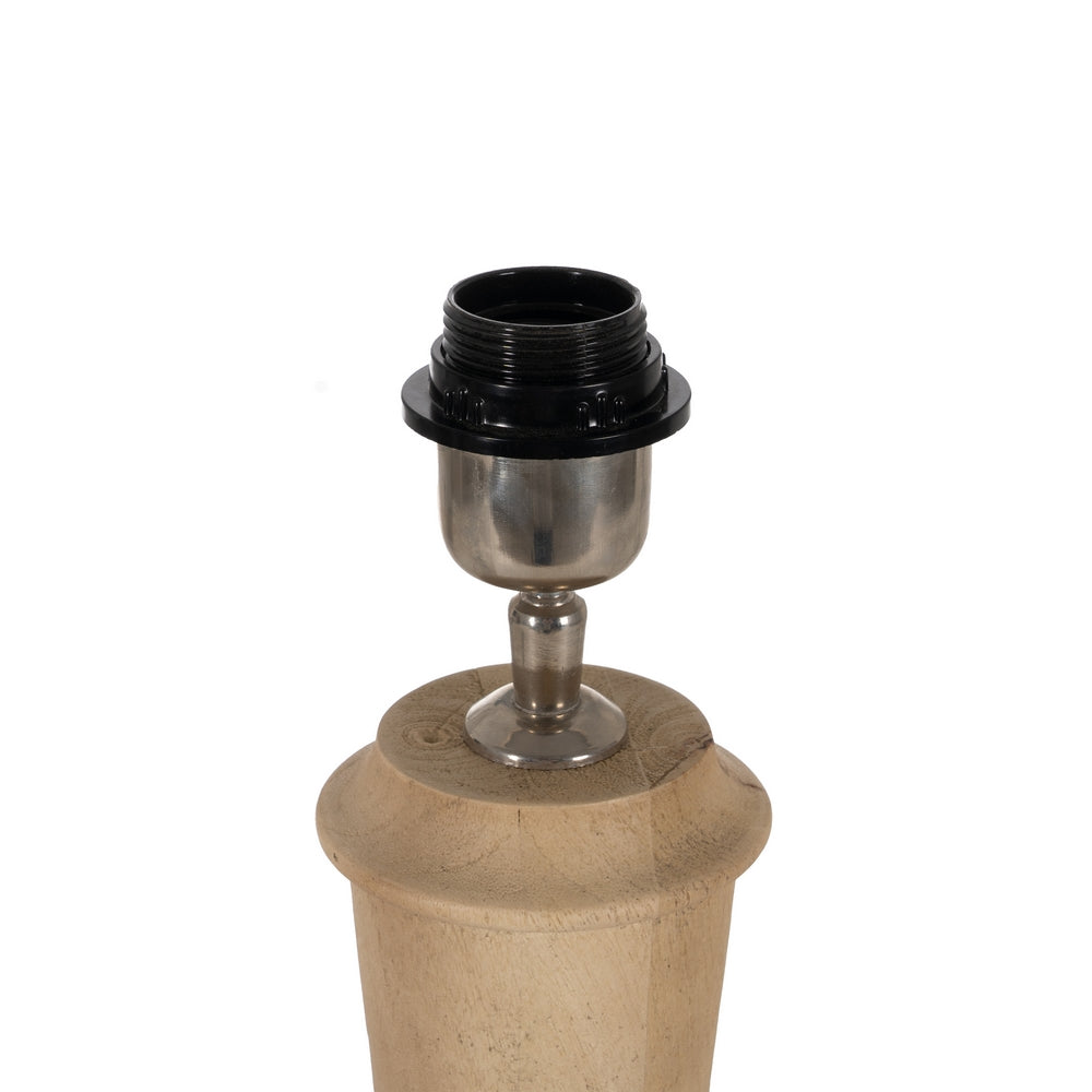 NATURAL TABLE LAMP BASE 19 X 19 X 50 CM