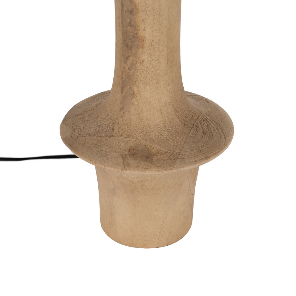NATURAL TABLE LAMP BASE 19 X 19 X 50 CM