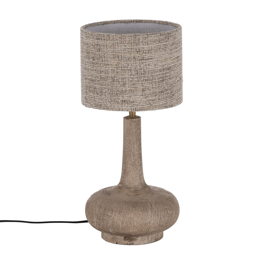 BASE LÁMPARA MESA MARRÓN MADERA DE MANGO 20 X 20 X 25 CM