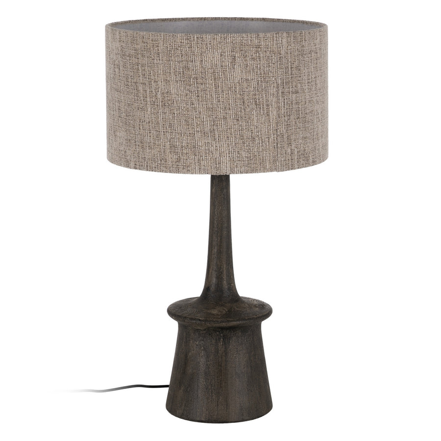 BASE LÁMPARA MESA MARRÓN MADERA DE MANGO 20 X 20 X 45 CM