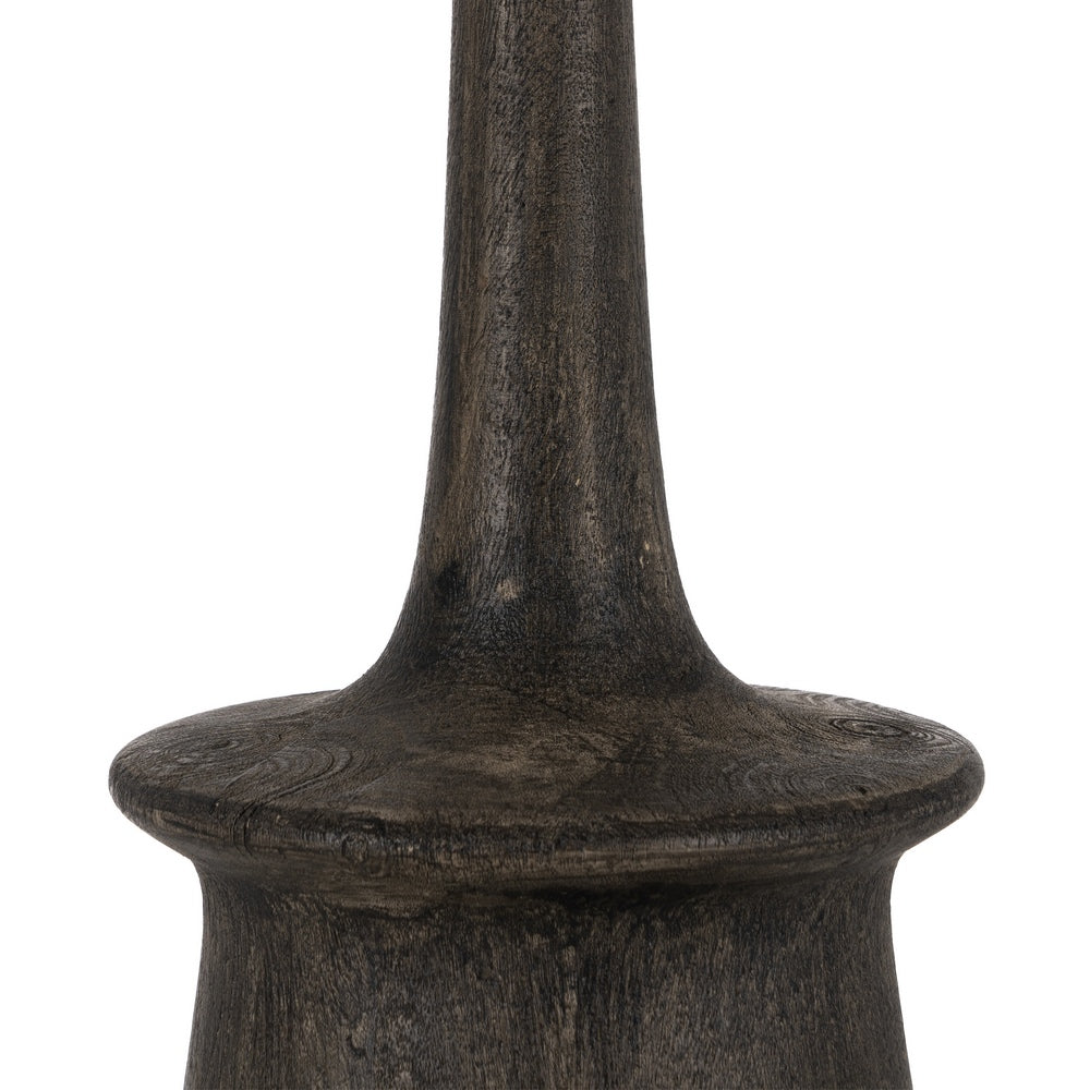 BASE LÁMPARA MESA MARRÓN MADERA DE MANGO 20 X 20 X 45 CM