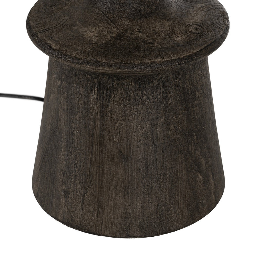 BASE LÁMPARA MESA MARRÓN MADERA DE MANGO 20 X 20 X 45 CM