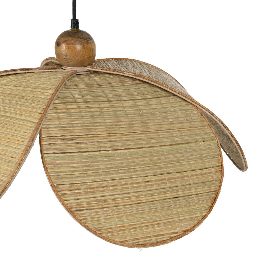 NATURAL FIBER CEILING LAMP LIGHTING 60 X 60 X 30 CM