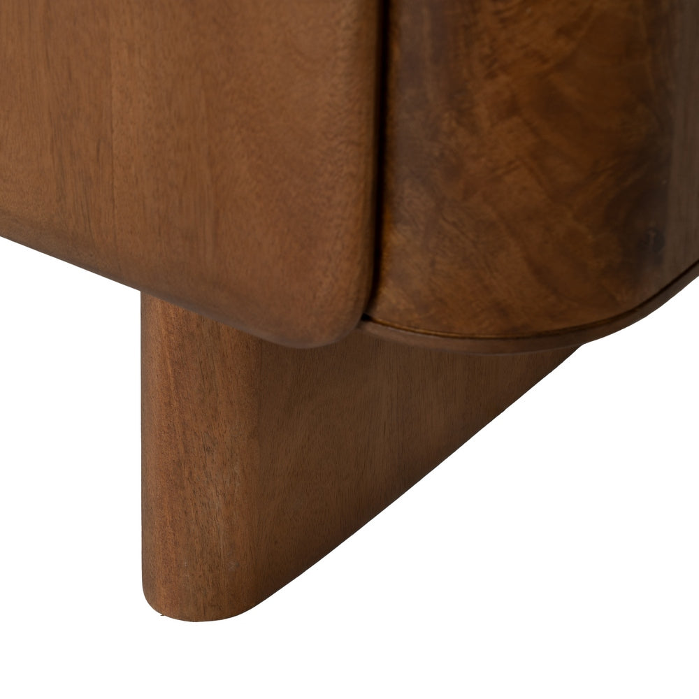BROWN MANGO WOOD LIVING ROOM CABINET 104 X 45 X 110 CM