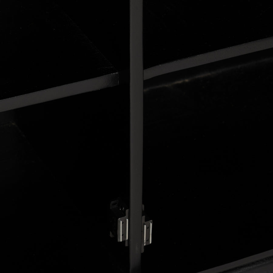 APARADOR MARRÓN-NEGRO MADERA SALÓN 160 X 40 X 75 CM