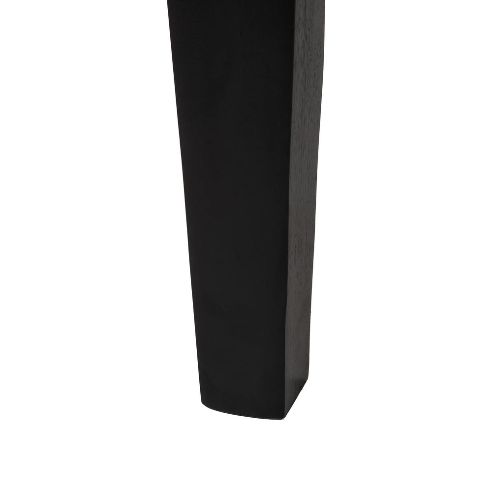 BROWN-BLACK DINING TABLE WOOD LIVING ROOM 180 X 90 X 76 CM