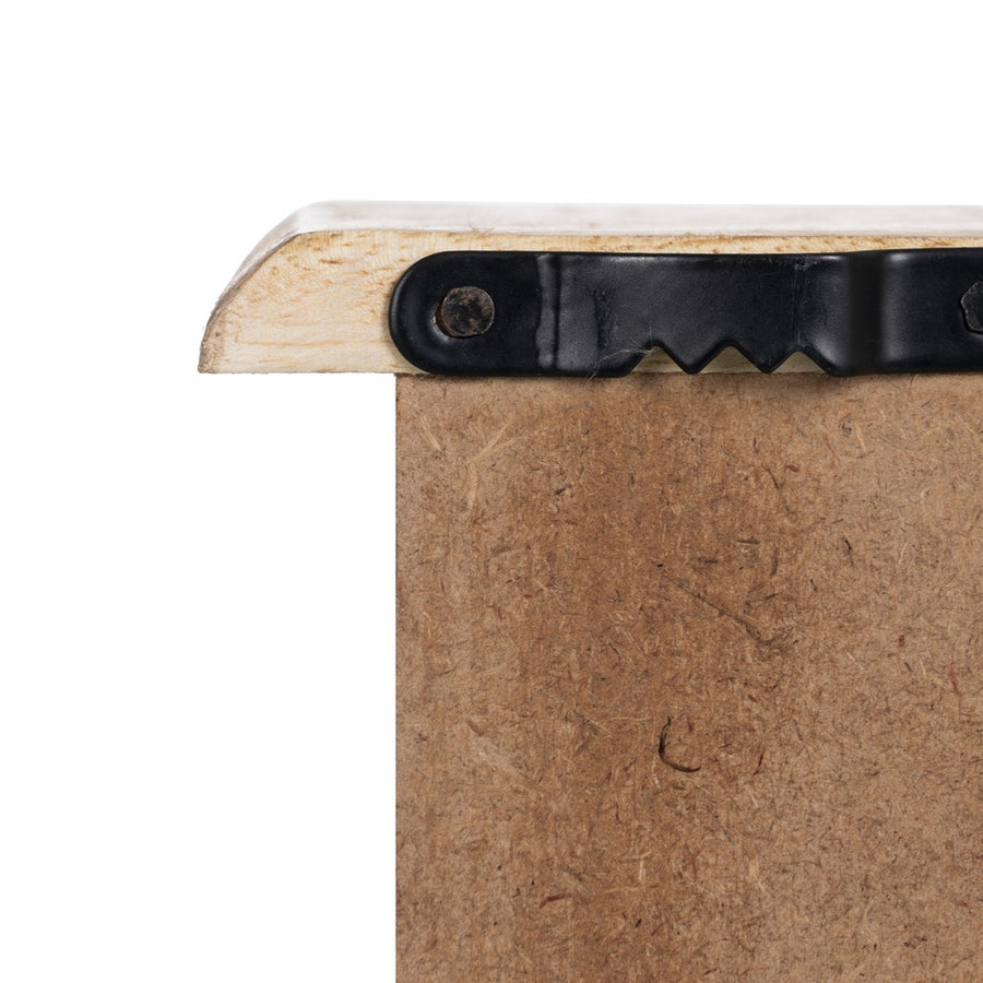 KEY BOX WHITE-NATURAL 18 X 7.50 X 28 CM