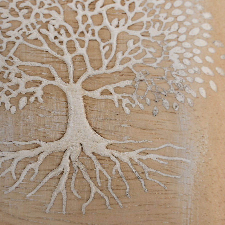 S/2 BANDEJAS BLANCO-NATURAL 30 X 10 X 2,50 CM