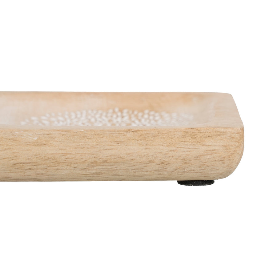 S/2 BANDEJAS BLANCO-NATURAL 30 X 10 X 2,50 CM