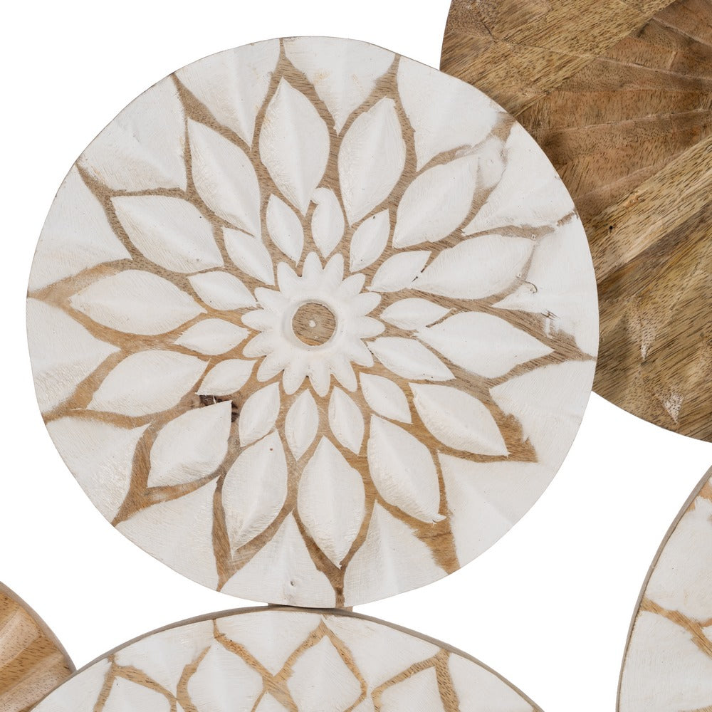 MURAL PARED BLANCO-NATURAL 100 X 3 X 60 CM