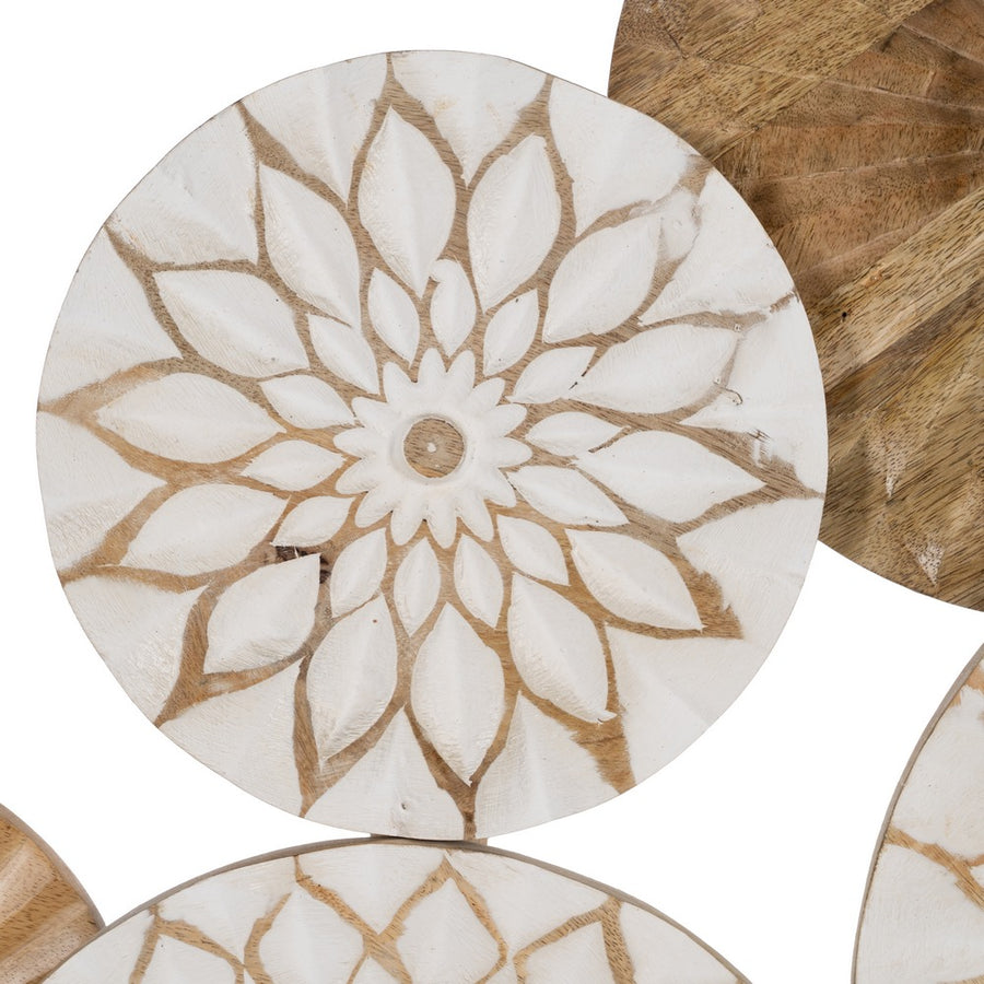 MURAL PARED BLANCO-NATURAL 100 X 3 X 60 CM