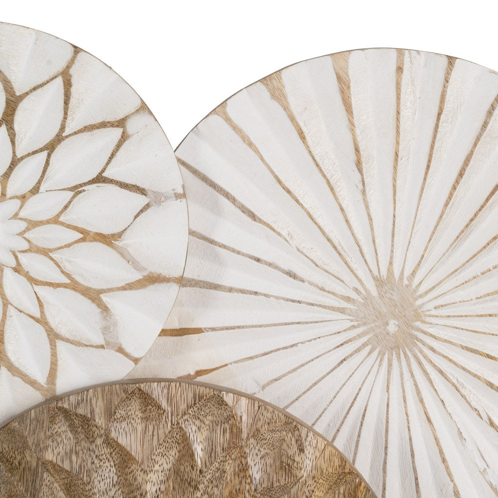 MURAL PARED BLANCO-NATURAL 100 X 3 X 60 CM