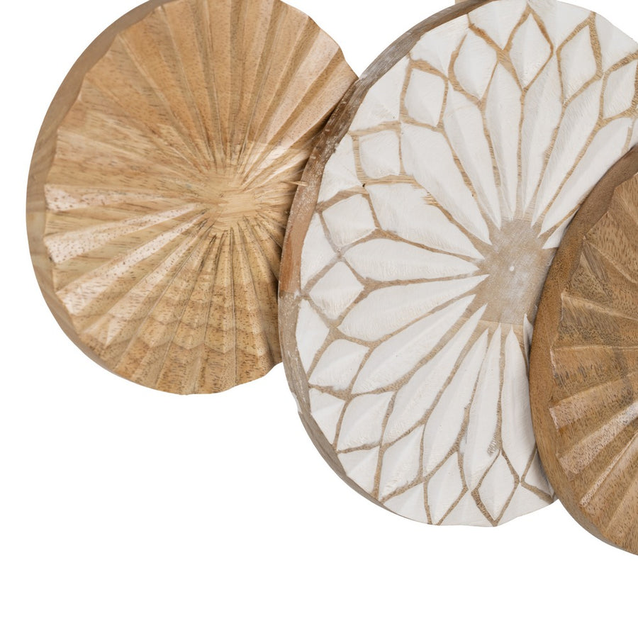 MURAL PARED BLANCO-NATURAL 100 X 3 X 60 CM