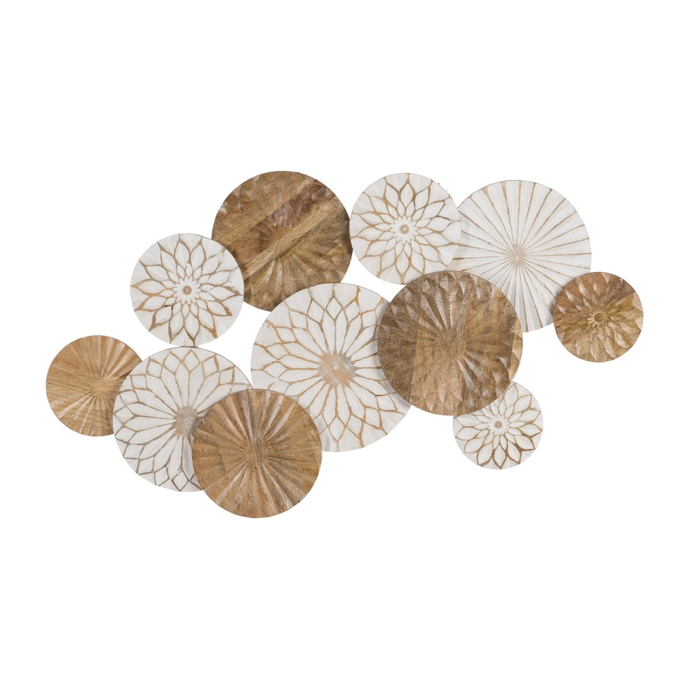 MURAL PARED BLANCO-NATURAL 100 X 3 X 60 CM