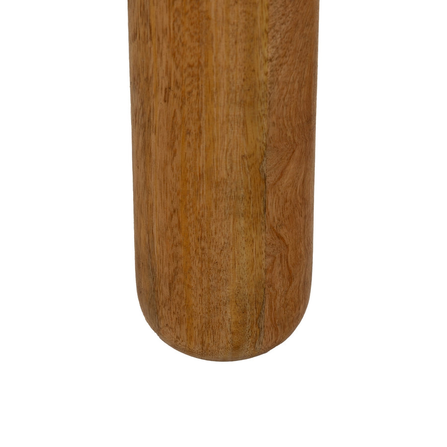 MESITA NATURAL MADERA DE MANGO 50 X 50 X 36 CM