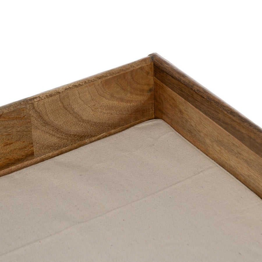 BANCO NATURAL MADERA DE MANGO 98 X 46 X 54 CM