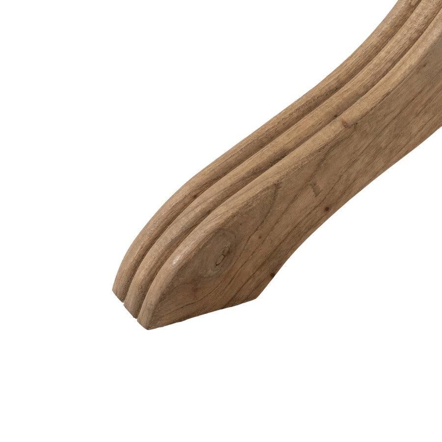 MESA AUXILIAR NATURAL MADERA MINDI SALÓN 70 X 70 X 77 CM