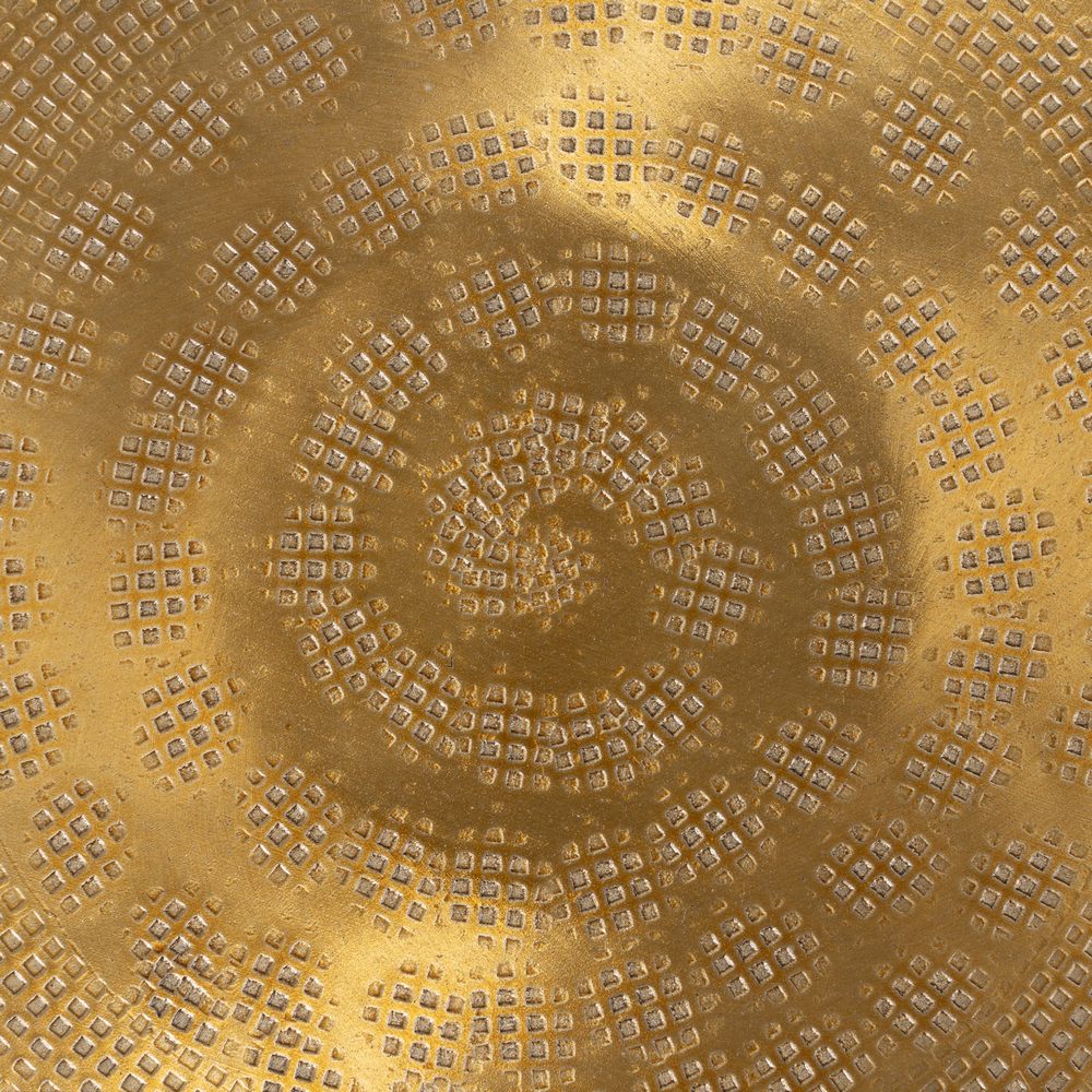 S/4 BANDEJA ORO VIEJO METAL DECORACIÓN 47,60 X 47,60 CM