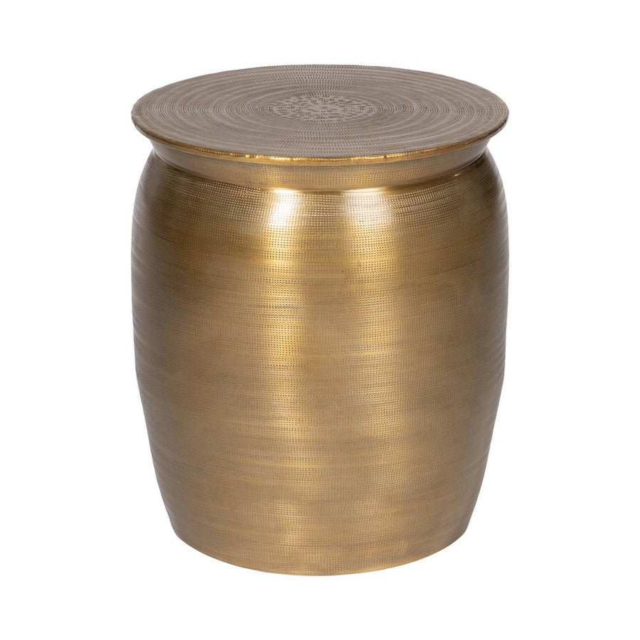 S/3 MESA AUXILIAR ORO VIEJO METAL 55,90 X 55,90 X 52 CM
