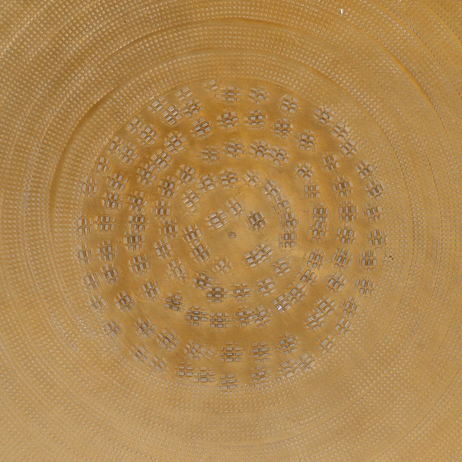 S/3 MESA AUXILIAR ORO VIEJO METAL 55,90 X 55,90 X 52 CM