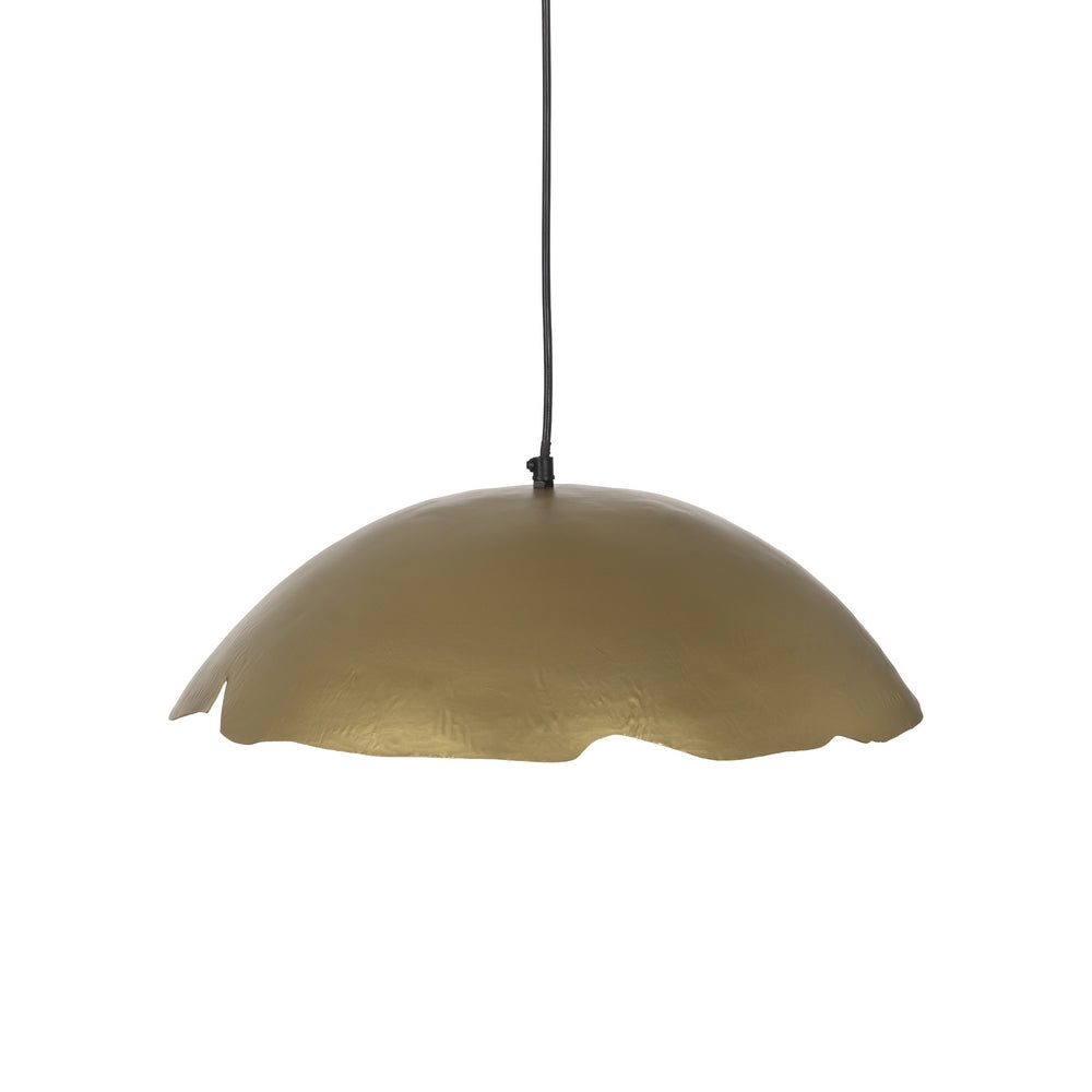 L�MPARA TECHO ORO METAL ILUMINACI�N 50 X 50 X 15 CM